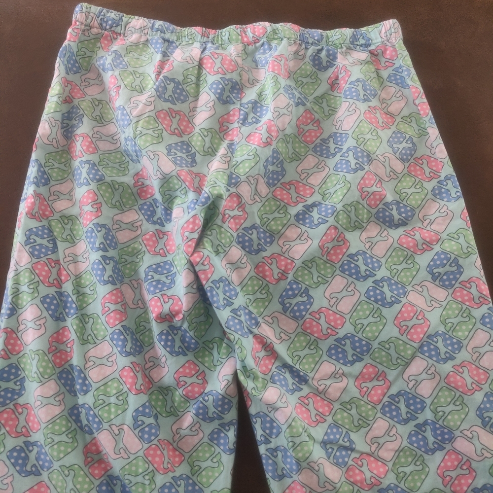 Vineyard Vines Polka Dot Whale Lazy Pants S - Picture 4 of 9